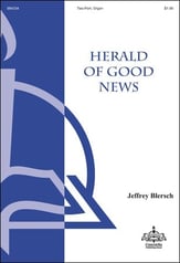 Herald of Good News Two-Part choral sheet music cover